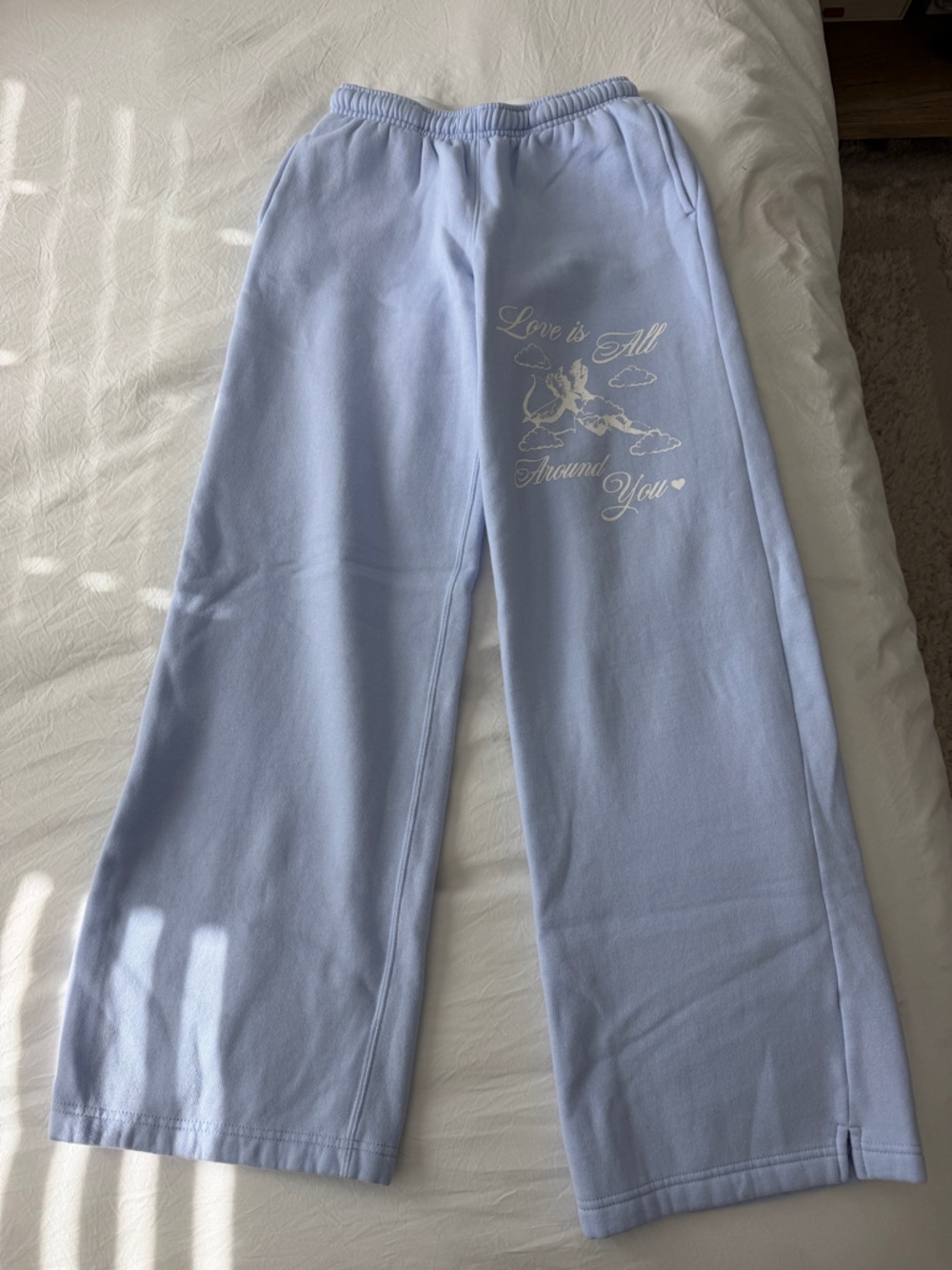 wild fable Light Blue Graphic Joggers